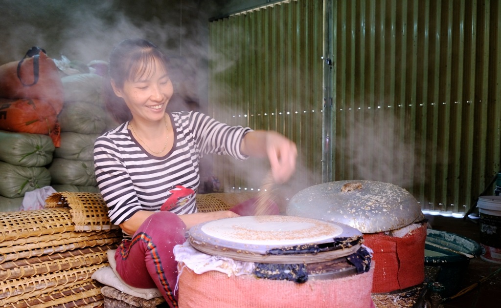 bánh đa làng chòm