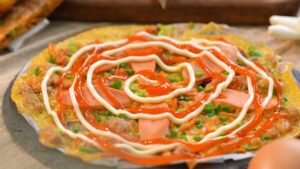 bánh tráng nướng bằng chảo