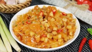 bánh tráng trộn tóp mỡ