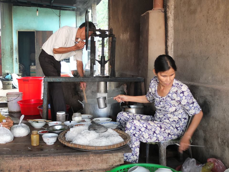 cách làm bún tôm bún rạm phù mỹ