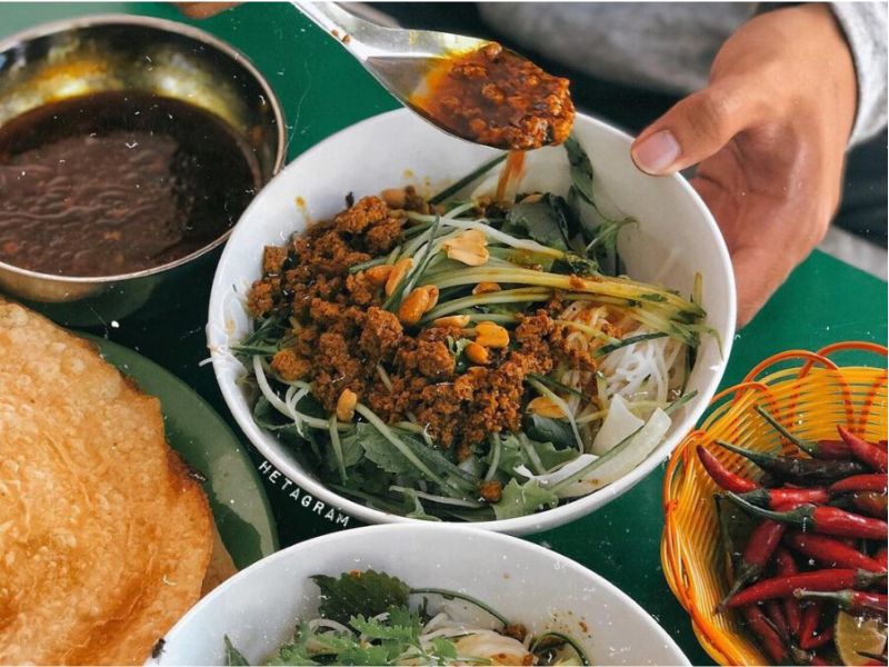 bún tôm bún rạm phù mỹ