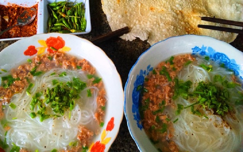 bún tôm bún rạm phù mỹ