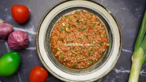 thịt băm sốt cà chua