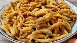 cá bống chiên giòn