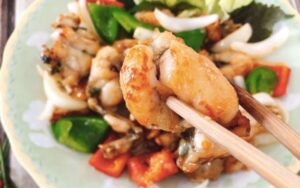 ếch chiên nước mắm