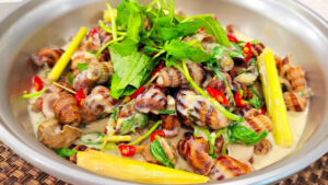 ốc hút nước cốt dừa