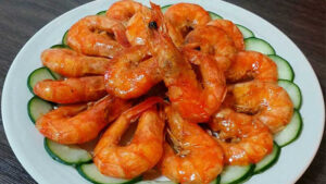 tôm rim mặn ngọt