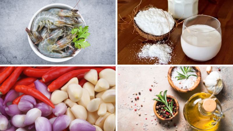 tôm rang nước cốt dừa