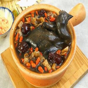 gà ác tiềm thuốc bắc