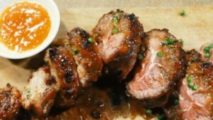 bò nướng tiêu xanh