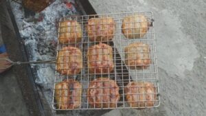 cá mối nướng hành