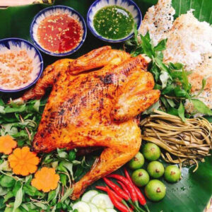 gà nướng muối