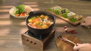 lẩu nghêu sò ốc hến