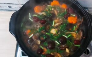 bào ngư hầm thuốc bắc