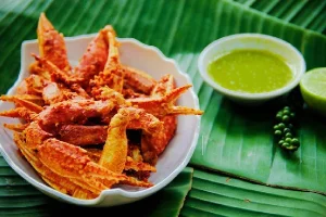 Càng ghẹ rang muối