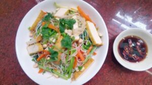 bún xào chay