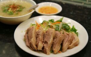 gỏi vịt hành tây