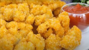 bông cải chiên bột
