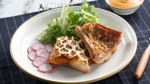 cá gáy chiên sốt chanh sả
