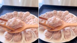 củ cải cuốn thịt