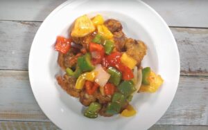 hàu xào chua ngọt