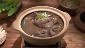 lẩu cháo chim cút hạt sen