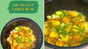 trứng cút chiên nước mắm