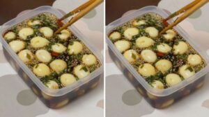 trứng cút lòng đào