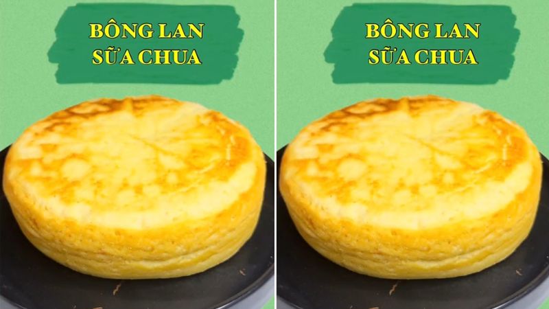 bánh bông lan sữa chua