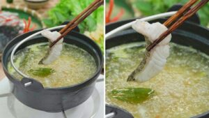 lẩu cá bống mú