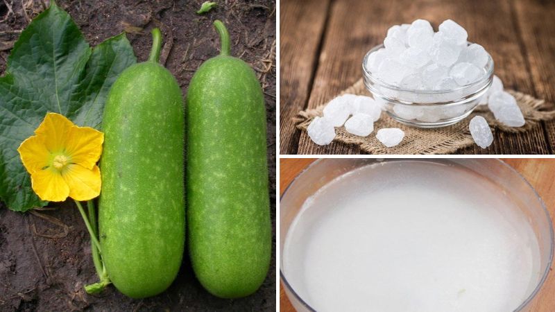 mứt bí đao đường phèn