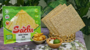 Sự cộng hưởng độc đáo với bánh tráng nướng Sachi